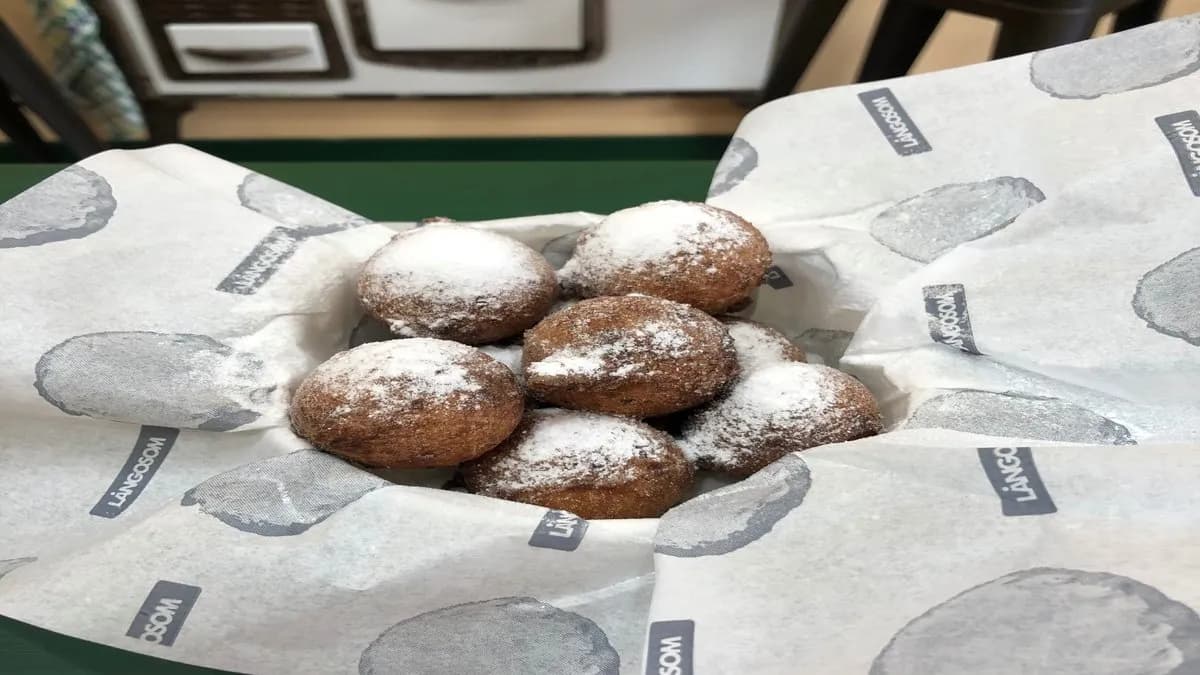 Sima túrófánk porcukorral - 10db