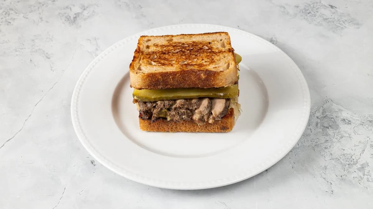 Füstölt kacsamelles szendvics