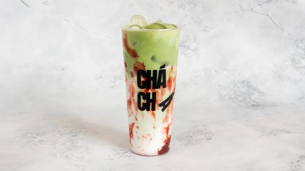 Matcha Strawberry Milk