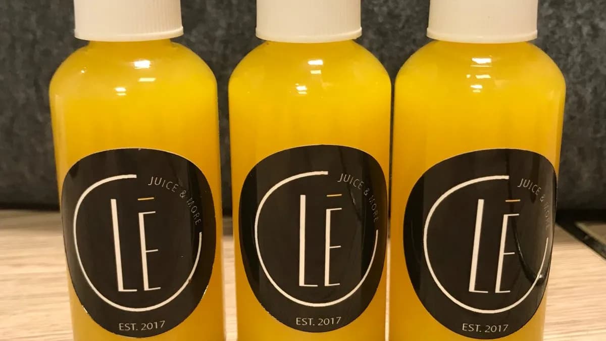 Narancsos ginger shot