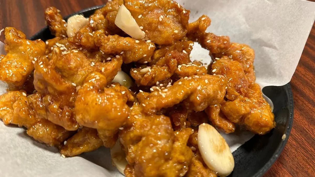 Honey Garlic Combo large 마늘 치킨
