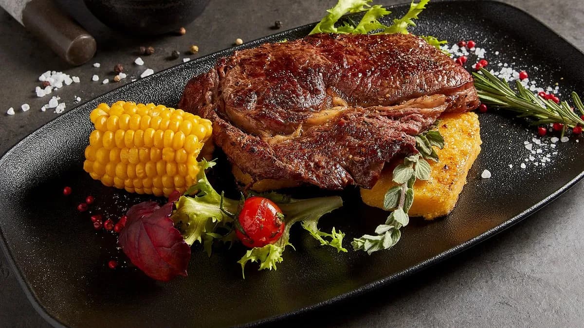 Grillezett gyömbéres Rib-eye steak (30dkg)