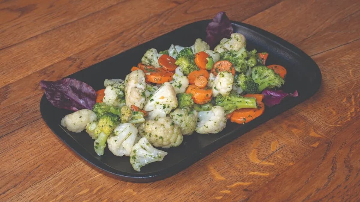 Ropogós, vajon párolt royal zöldség