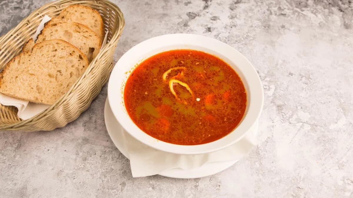 Magyaros gulyásleves