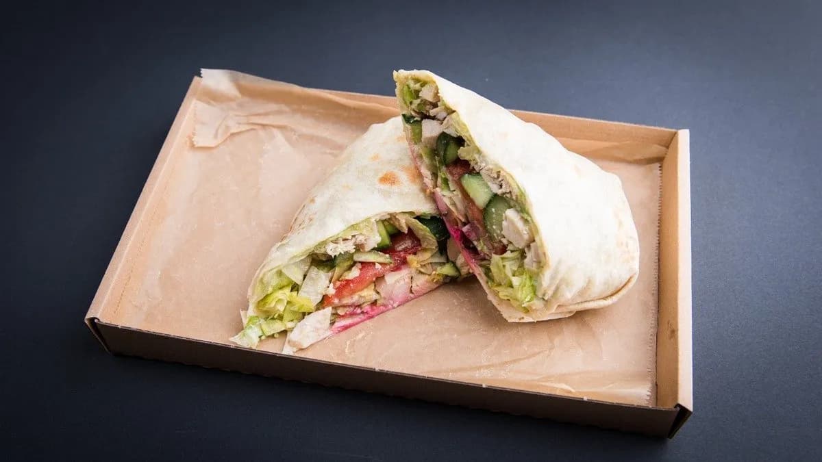 BBQ csirkés wrap