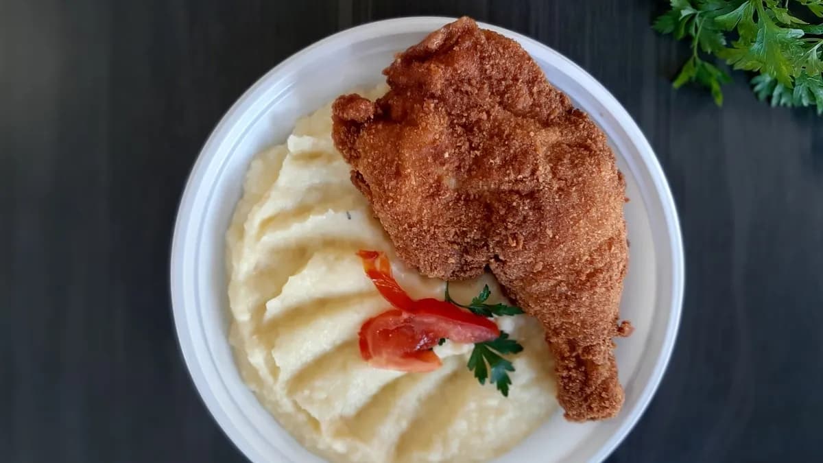 Rántott csirkecomb filé