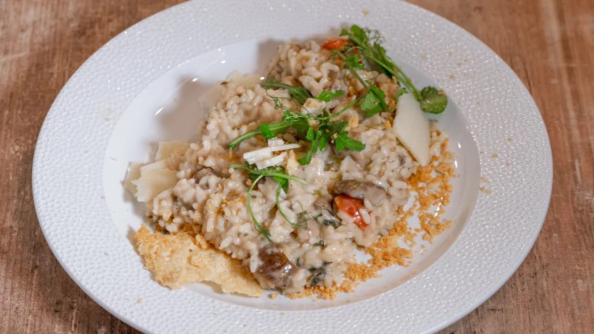 Vargányagombás rizottó