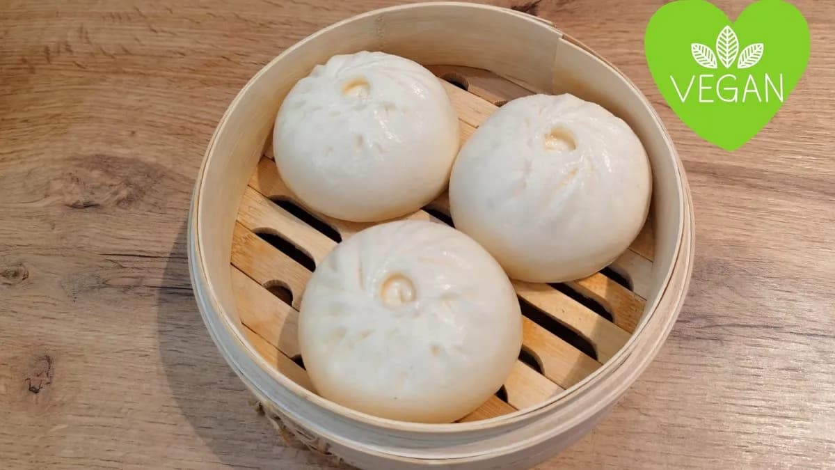 Zöldséges Nagy steam bao ( 3db)