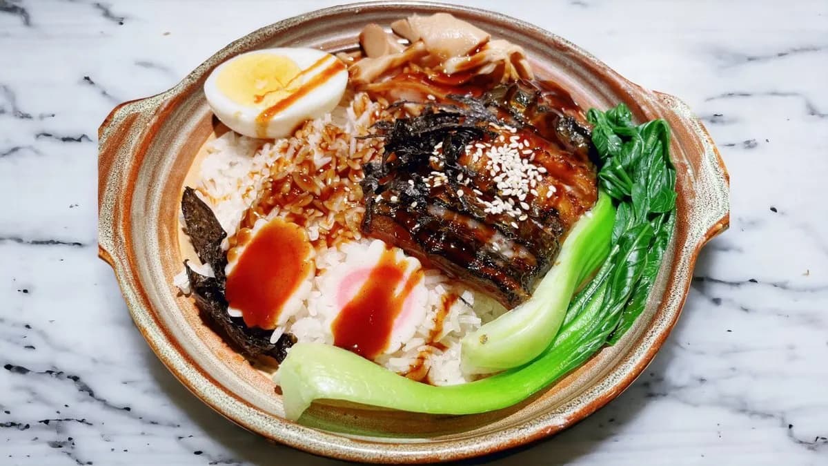 B1 Kabayaki angolna rizs