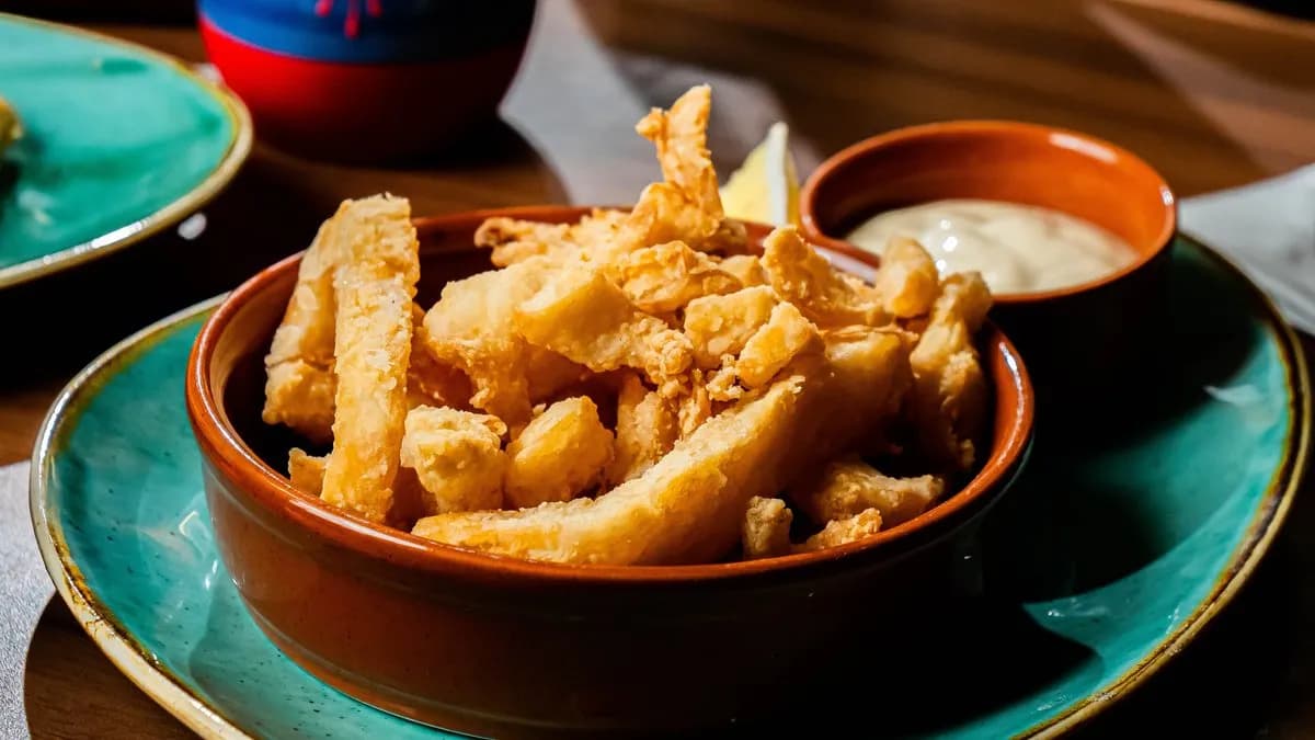 Forró olajban sült tintahal