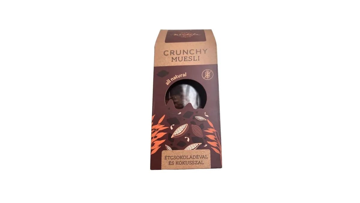 Mendula étcsokis-kókuszos crunchy muesli (250 g)