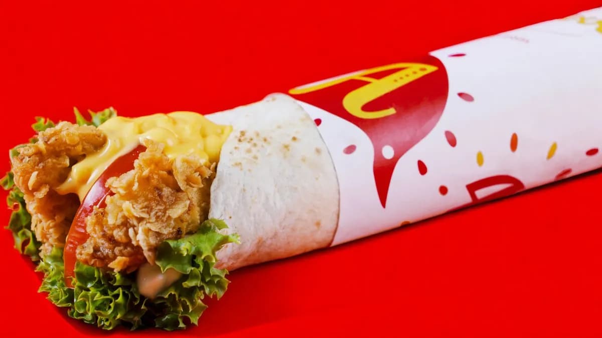 Wrap szendvics - medium chicken menu