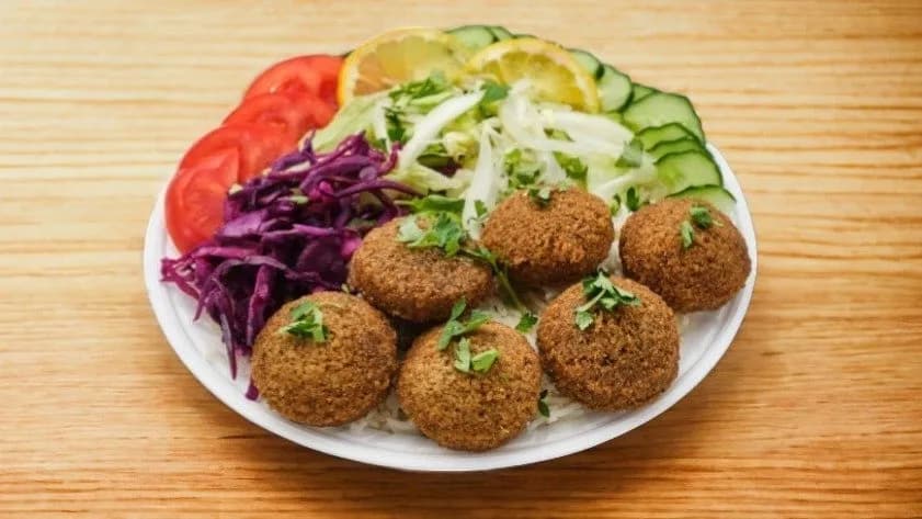 Falafel tál nagy