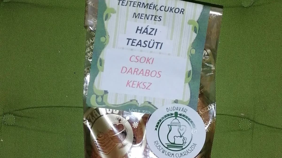 Cukor és tejtermék mentes házi teasüti
