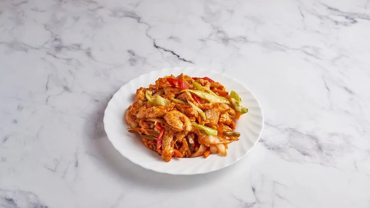 (Csípős) Chilis csirkehús(nagy adag)辣子鸡大