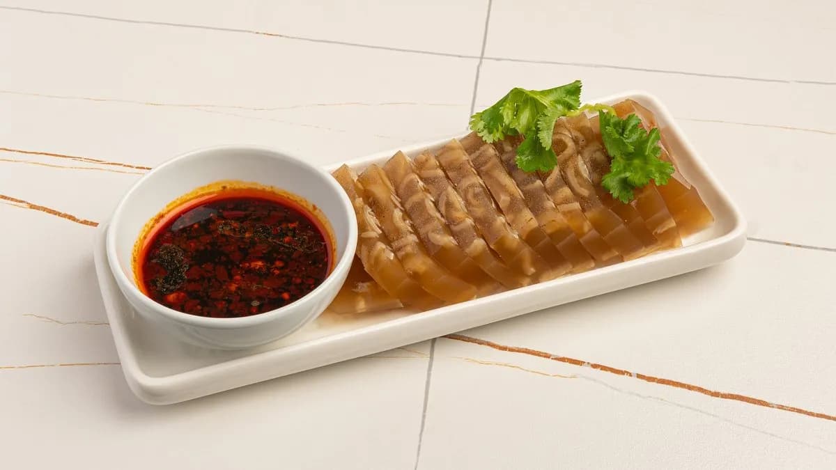 Sertésbőr kocsonya 猪皮冻 Pork skin jelly