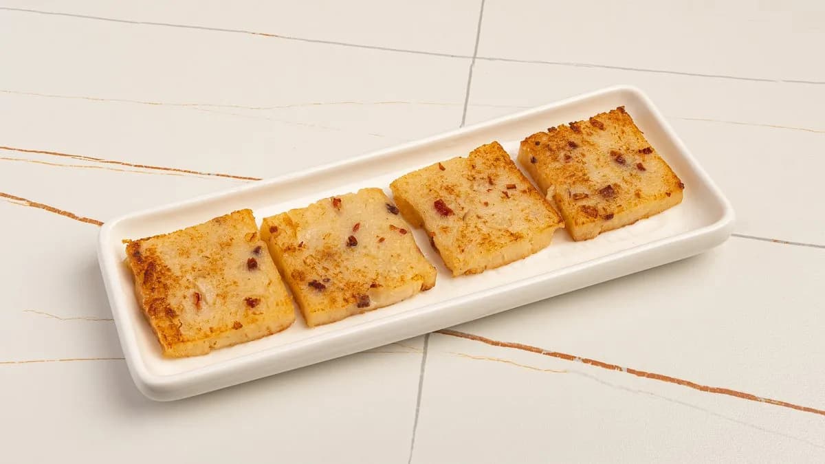 209. Sült retek torta 香煎萝卜糕 Pan-fried Raddish Cake