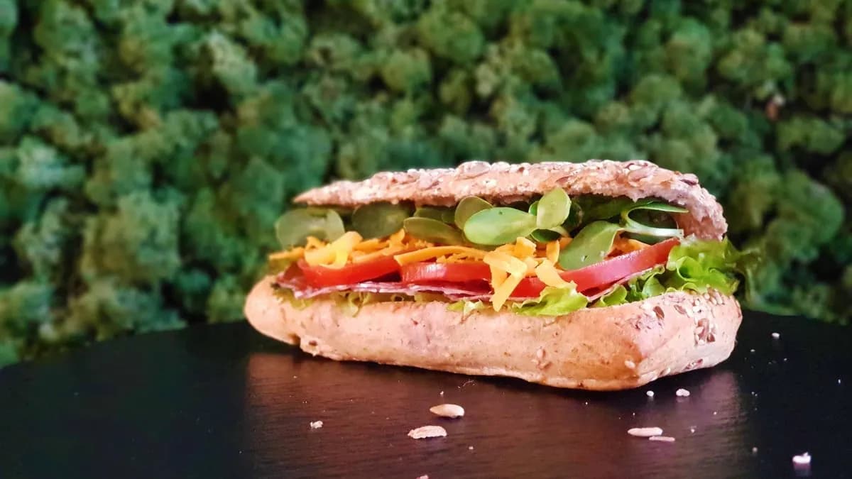 Cheddar sajtos szendvics natúr sajtkrémmel