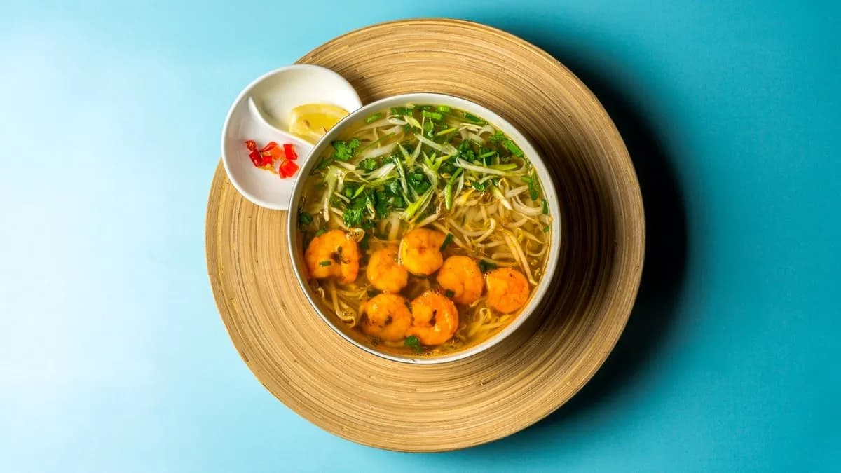 3to. Garnélás Pho nagy adag