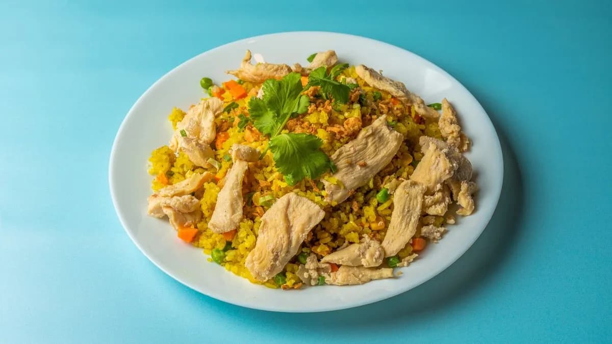 14com. Csirkehúsos sült rizs