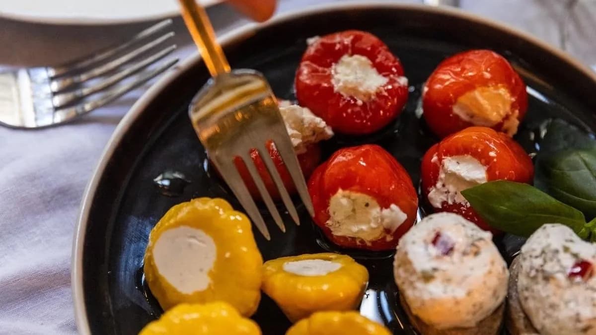 Vegetáriánus Tapas Tál