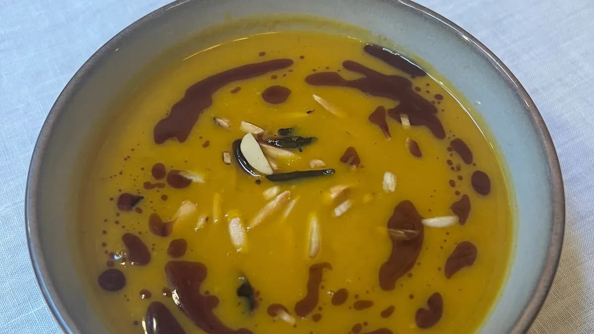 Sütőtök krémleves Tökmagolajjal