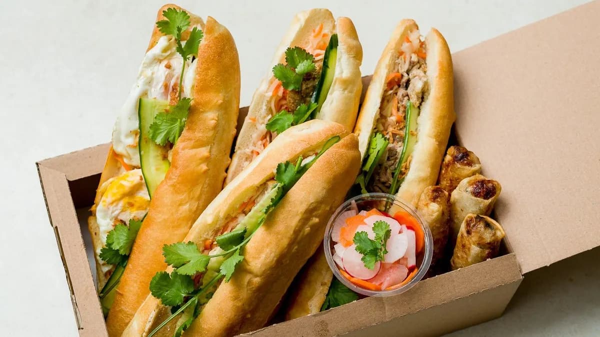 Bánh mi 4-es kombó