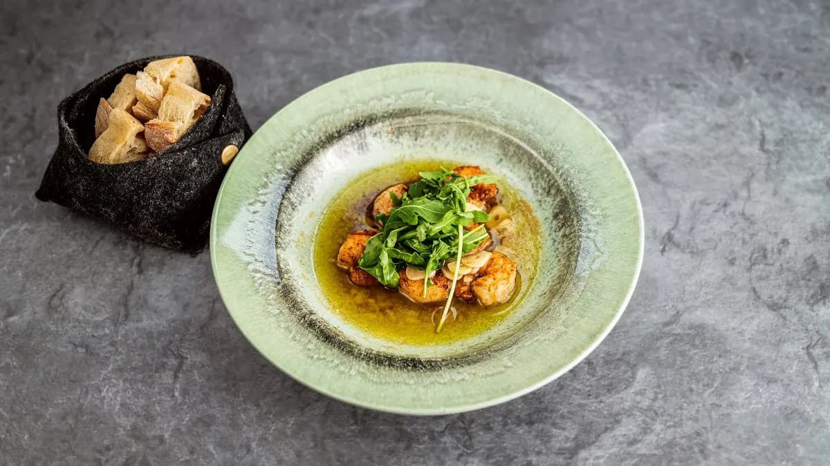 Fokhagymás-vajas rák