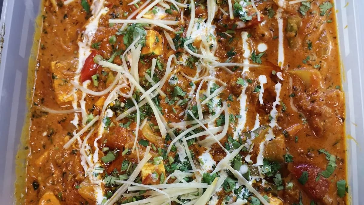 Kadai sajt | Kadai paneer (L)