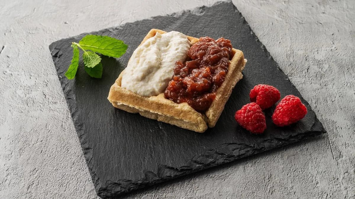 Cheesecake ízű gofri