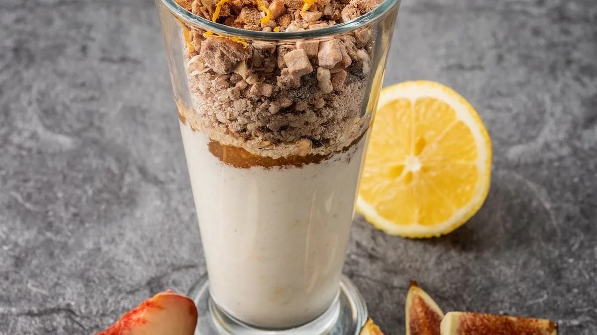 Barackos-vegán túrókrémes müzli