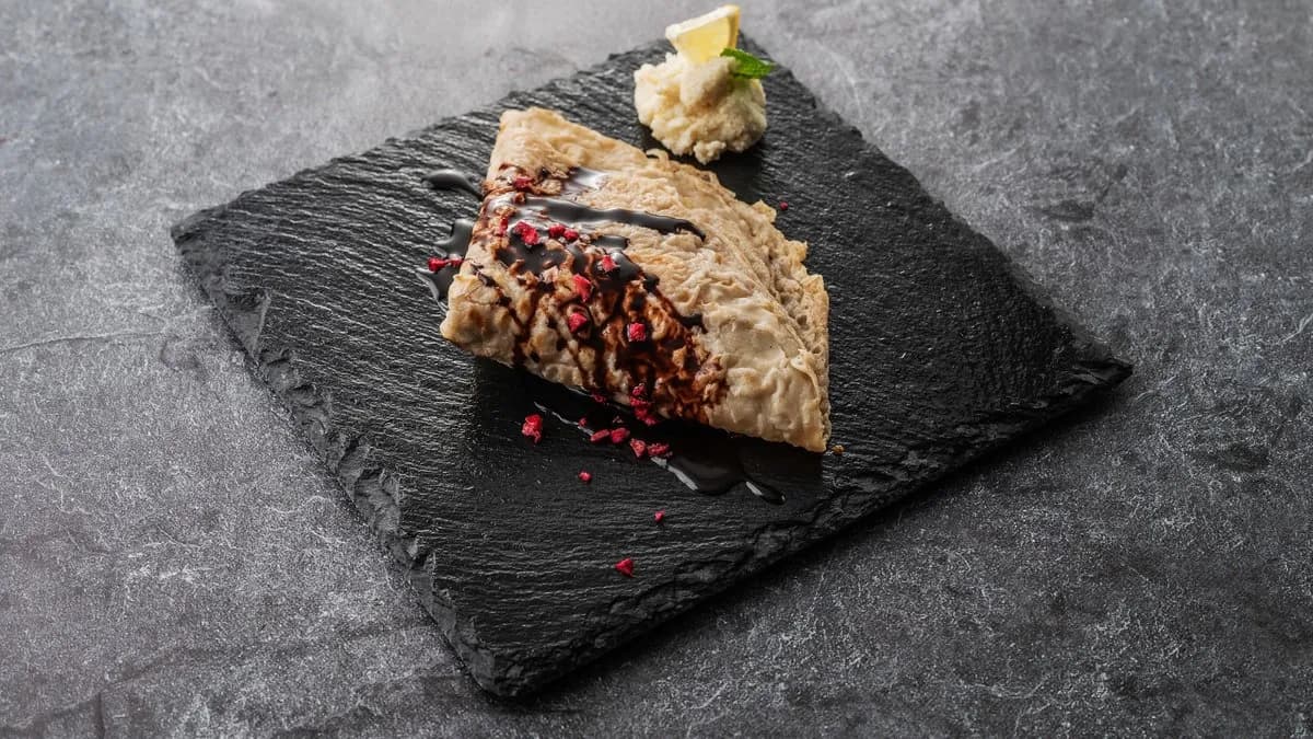 Vegán túróálom ízű palacsinta