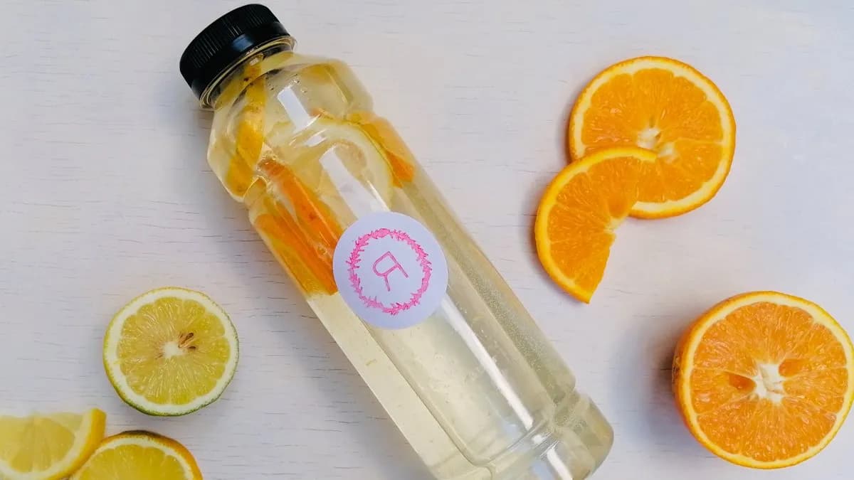 Narancsvirágos ízesített szűrt víz 0,5l