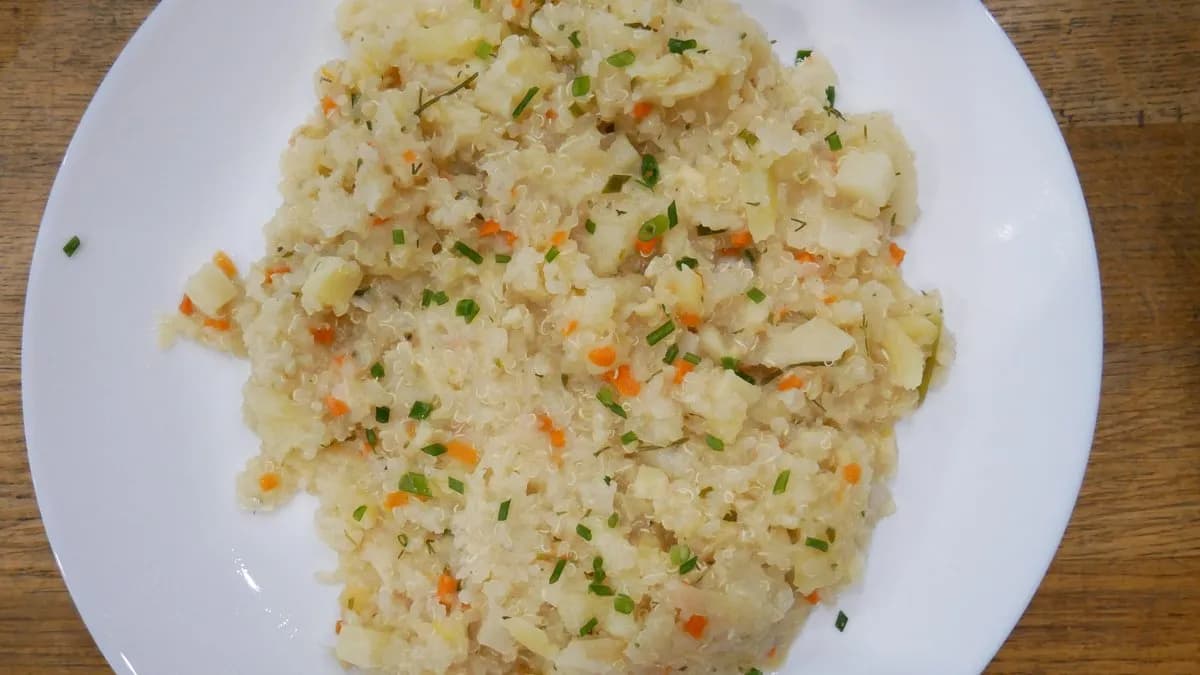 Kapros-Quinoás Tökfőzelék