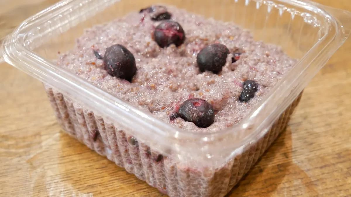 Áfonyás-Kókuszos Chia puding