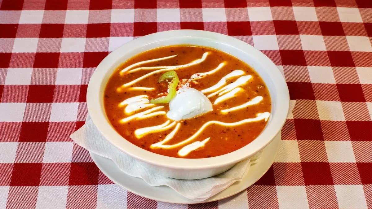 Csókakői kolbászleves (nagy adag)