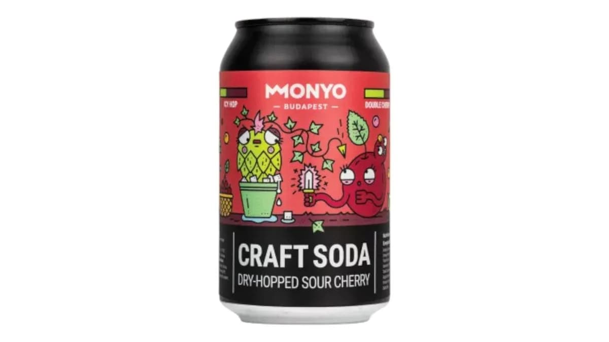 Monyo Craft Soda Dry Hopped Sour Cherry 330 ml