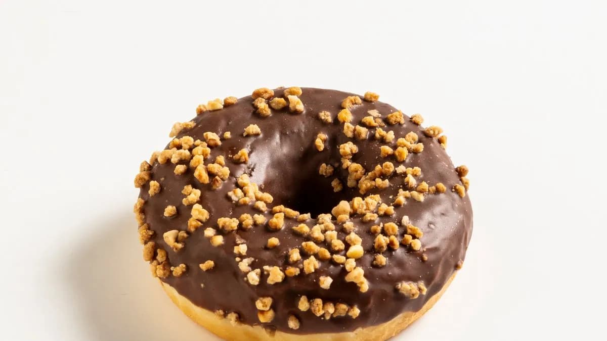 Chocolate - nut donut