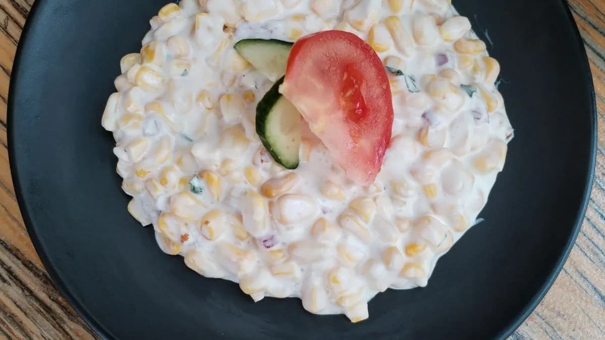 Majonézes kukorica saláta