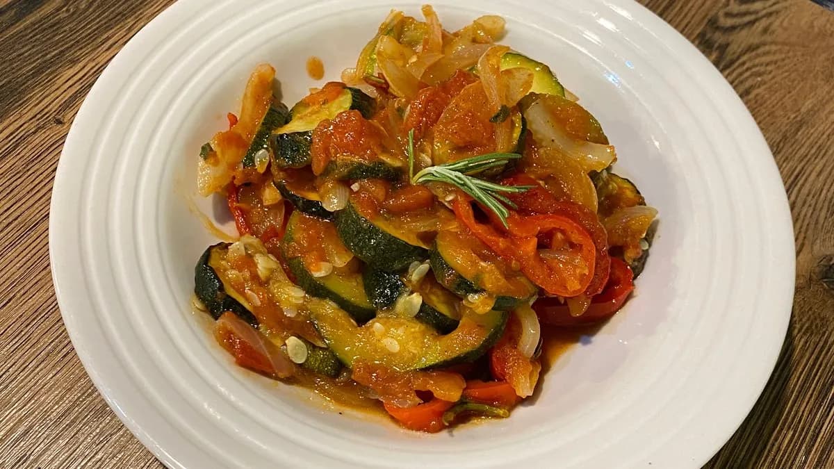 Francia cukkini ragu