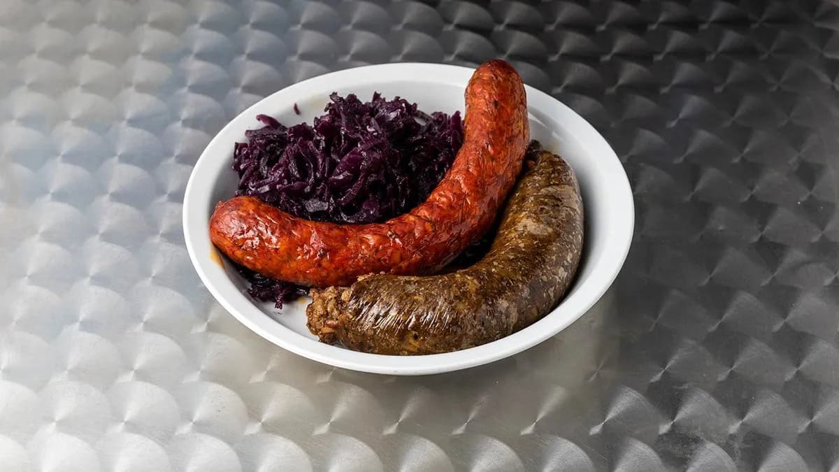 Disznótoros párolt káposztával