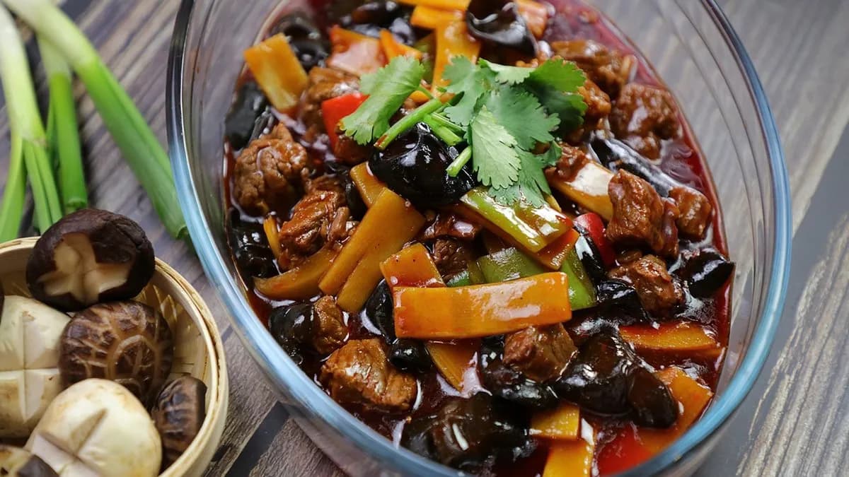 404.Bambuszrüggyel készült marha/Bamboo shoot beef