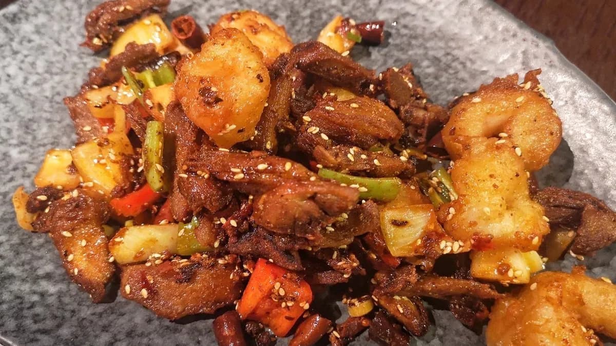 314.Sült Illatos kacsa garnélával/Roasted fragrant duck with shrimp