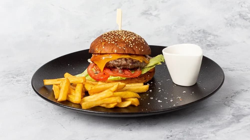 Szarvasgombás Angus Burger