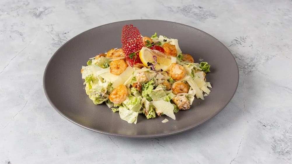 Cézár Saláta Garnélával