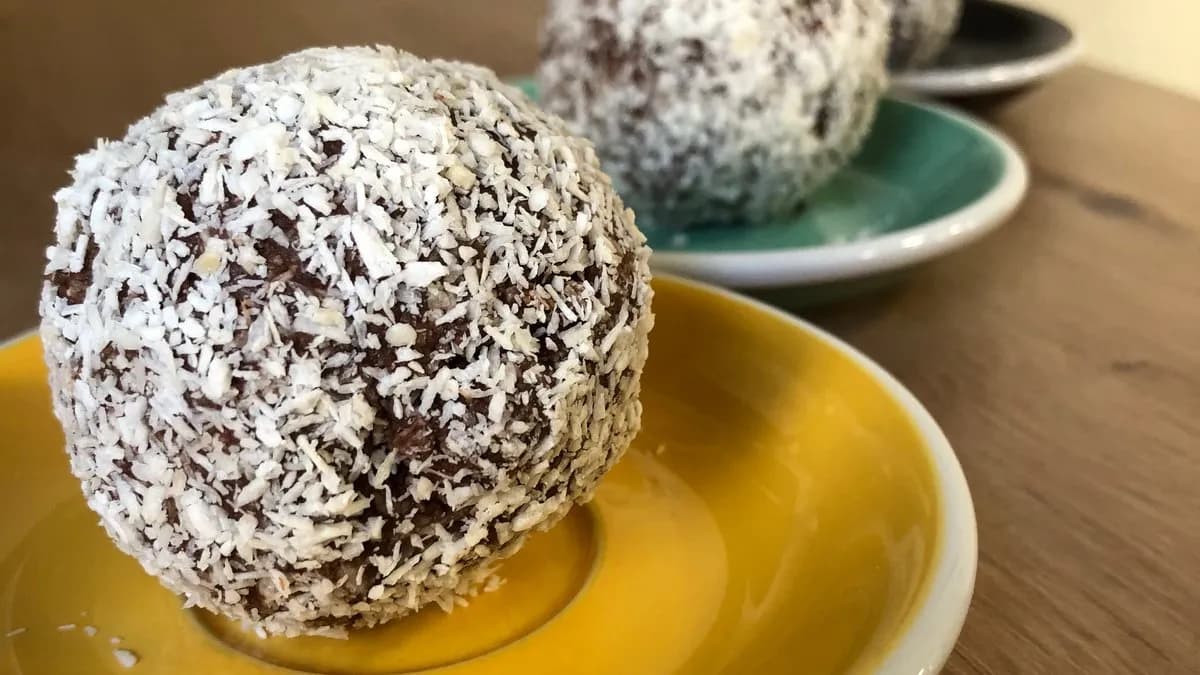 vegán kókuszgolyó