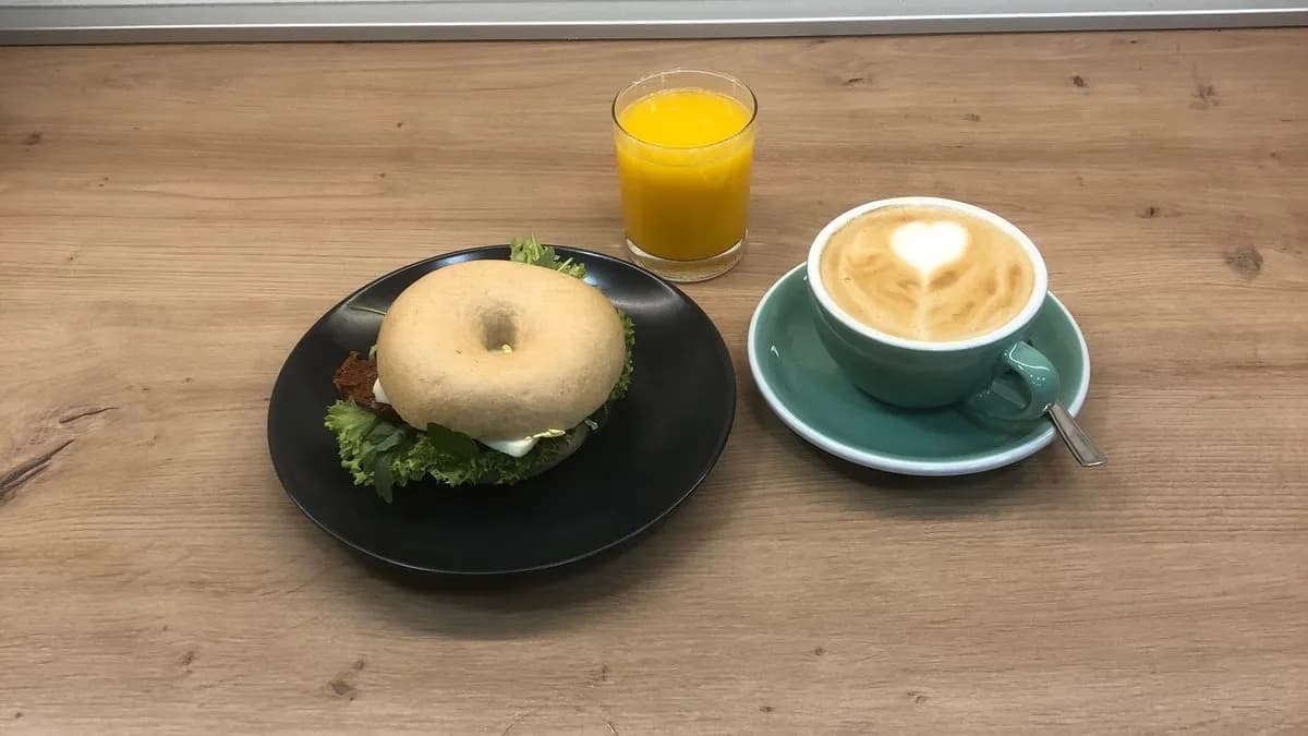 Extra vegán szendvics menü