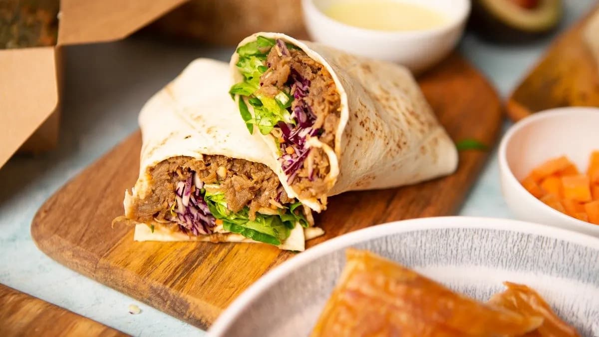 Smokey Eggplant Wrap (Vegan)