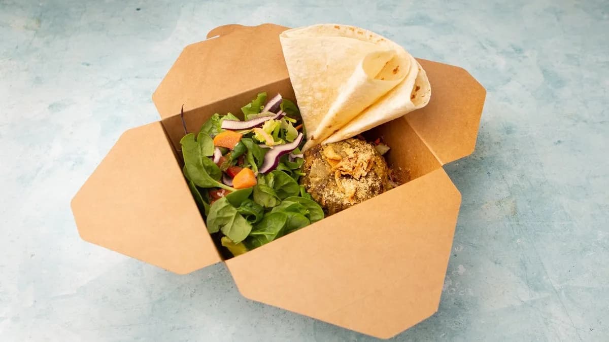 Cheesy Eggplant Cream Box (Vegetarian)