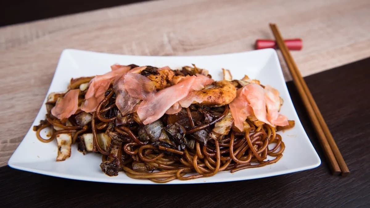 Yakisoba (vegetáriánus)